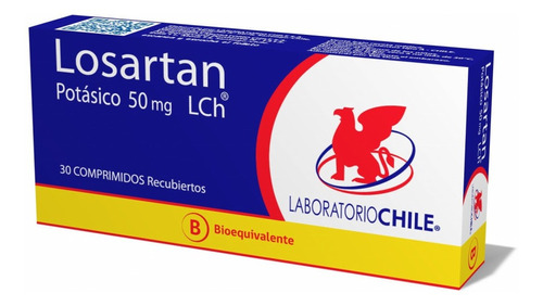 Losartan Potásico 50mg X 30 Comprimidos Recubiertos