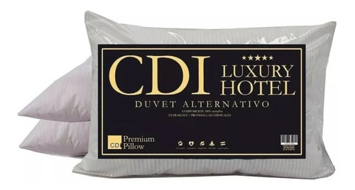 Imagen 1 de 4 de Pack Almohadas Grandes King 50x90cm Calidad Premium Pillow
