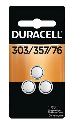 Duracell Dura3pk 1.5v 303bateria, 3 Unidades (paquete De 1)