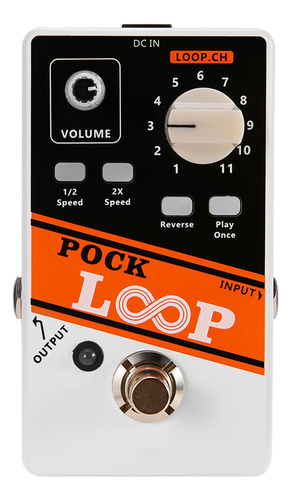 Pock Loop Looper Guitar Effect Pedal 11 Loopers Max.330mins