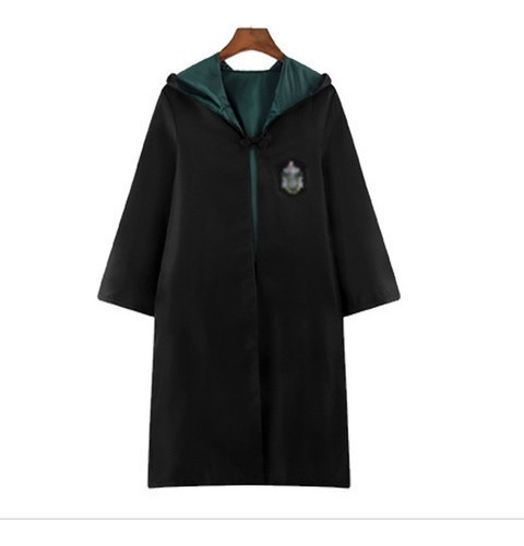 Capa Bordada De Harry Potter+corbata+bufanda+varita 4 Pzs.