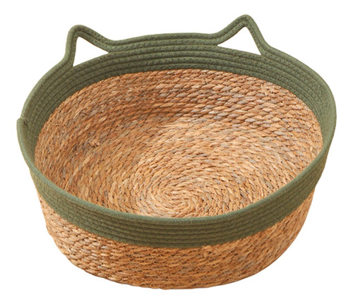 Cama Para Gatos Tejida A Mano, Cama Para Verde 45cmx15cm