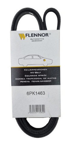 Correa Accesorios Land Rover Freelander 2,0 Diesel 6pk 1463