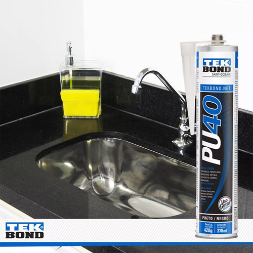 Adesivo Pu40 Preto 310ml/420g Tekbond