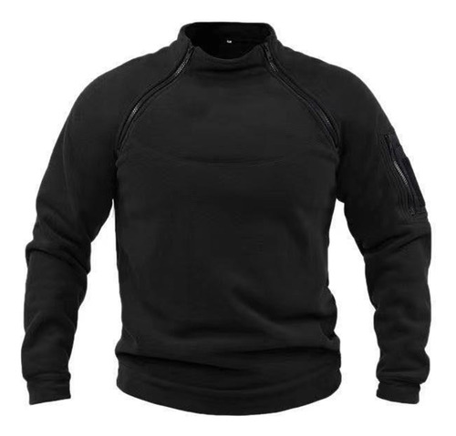 Sudadera Táctica De Forro Polar Con Capucha Para Otoño Y Pri