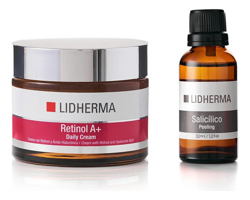 Kit Retinol A+ Daily Cream + Salicílico Manchas Lidherma