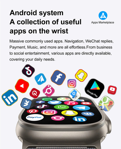 Smartwatch Dt Ultra 2 App Store Wifi Amoled Tiktok Whatsapp