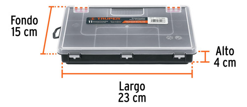 Organizador Con 11 Compartimentos Ideal Para Herramientas