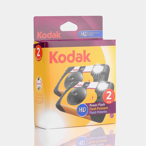 2 Camaras Kodak Max De 35 Mm De Un Solo Uso Con Flash