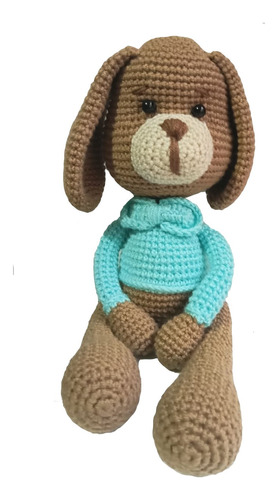 Amigurumi Perro Orejón Oso Crochet Peluche