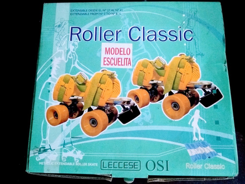 Patines Roller Classic Escuel Leccese Ext N°27/41 Use 15 Dia