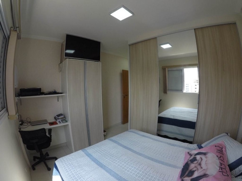 Imagem 26 de 30 de Apartamento Semi Mobiliado E Lazer Completo A Uma Quadra Da Praia Com 2 Suítes À Venda, 86 M² Por R$ 490.000 - Aviação - Praia Grande/sp - Ap3751