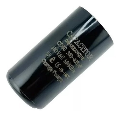 Capacitor Arranque De Motor 340-408uf Mfd 110v Bote 1