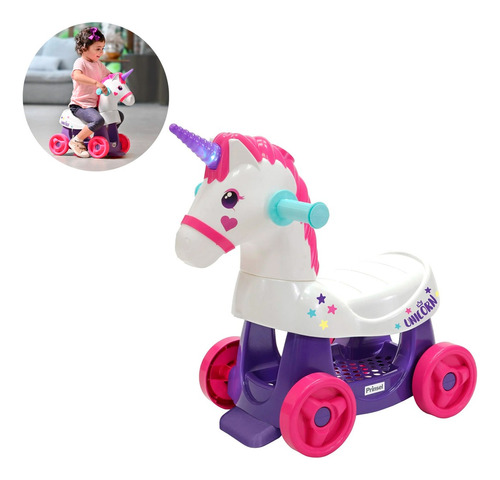 Carrito Montable Prinsel Roller Unicornio Para Niños