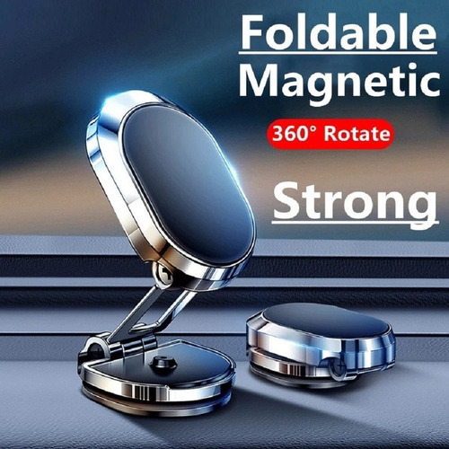A Soporte Magnético For Teléfono Con Rotación De 360° Y