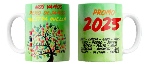 20 Tazas Personalizadas Sublimadas Plasticas Egresados!