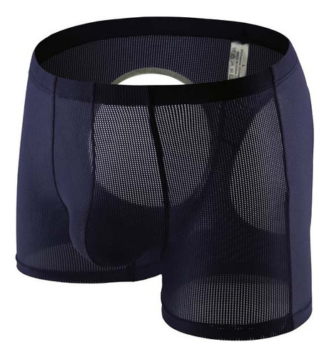 Pantalones Cortos Tipo Bóxer Suaves De Malla Transpirable Pa