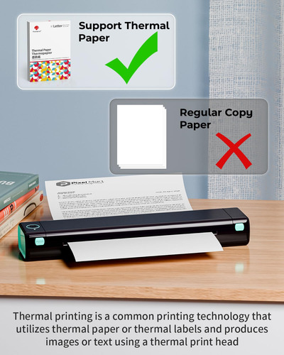 Impresora Portatil Sin Tinta Con Estuche Papel Tamaño A4 (n)