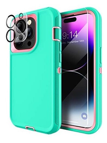 Mxx Funda De Alta Calidad Para iPhone 14 Pro, Con D36ye