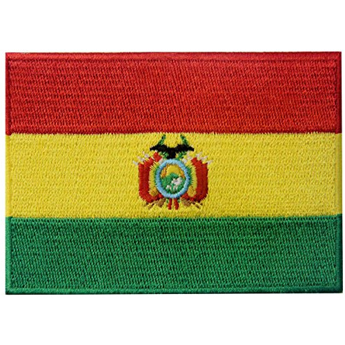 Parche Bordado Con La Bandera De Bolivia Para Coser Con Plan
