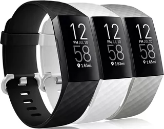 3 Mallas De Reloj Fitbit Charge 4 / Charge 3 / Talle Small