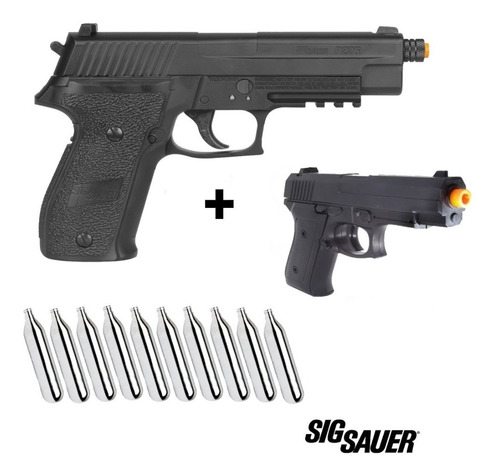 Pistola Co2 Sig Sauer P226 Full Metal + 10 Co2 + Airsoft