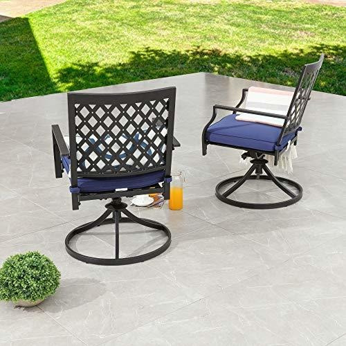 Lokatse Home - Juego De 2 Sillas Giratorias De Comedor Con C