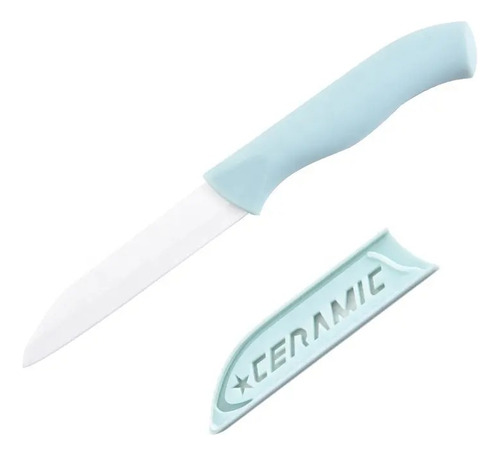 Cuchillo Y Pelador De Fruta Con Tabla De Picar