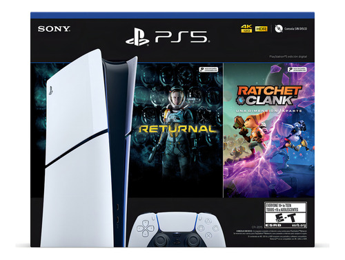 Sony Playstation 5 Ps5 Slim 1tb + 2 Juegos De Regalo