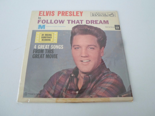 Elvis Presley - Follow That Dream-epa 45 Rpm Canada Original