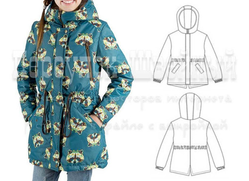 Patrón Molde Niña Parka Infantiles De Invierno Bellamy