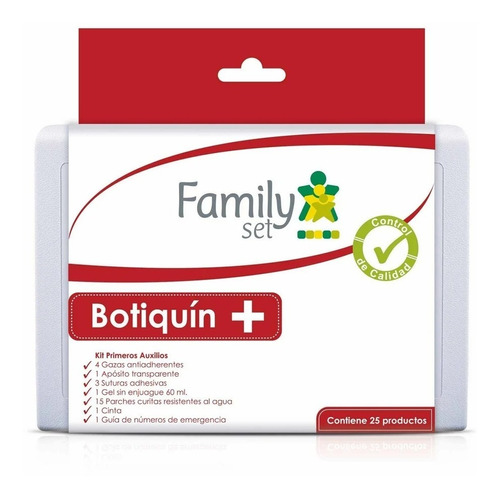 Family Set Botiquín Kit Primeros Auxilios