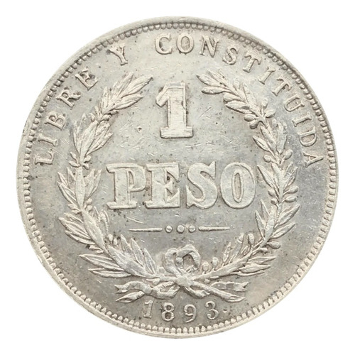 Mg* Moneda Uruguay - 1 Peso 1893