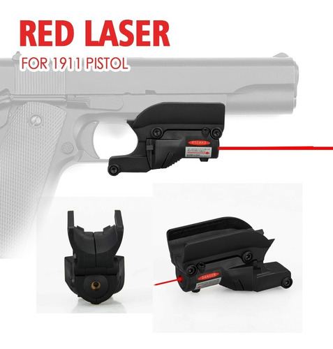 Laser Tactico P/ Beretta Traumática 1911 M9 M92 96  Pto Rojo