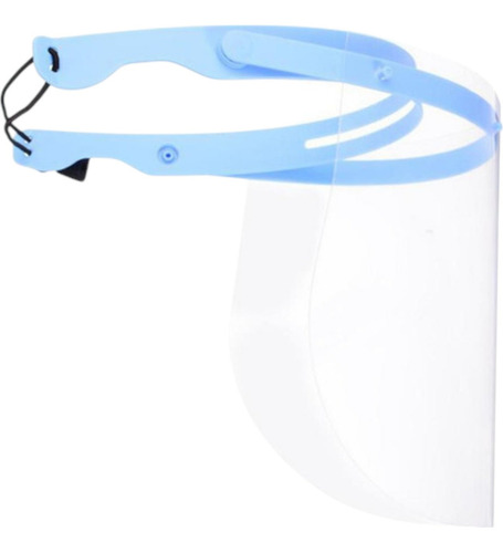 Kit Com 10 Máscaras Protetor Facial C/ Elástico, Articulável