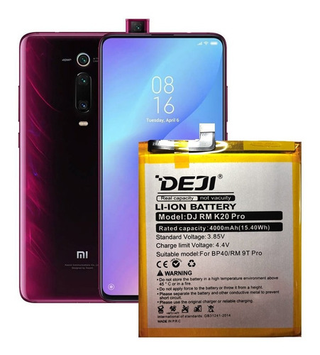 Bateria Xiaomi Redmi K20 Pro Mi 9t Pro Bp40 4000mah Deji