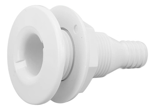 Toma Pasacasco Plástico Para Bomba De Achique 3/4 Náutico Color Blanco