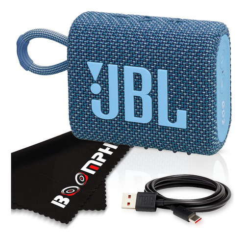 Boomph Kit Para Llevar: Jbl Go 3 Altavoz Inalámbrico Bluetoo