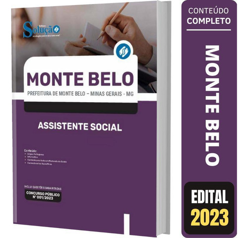 Apostila Concurso Monte Belo Mg - Assistente Social