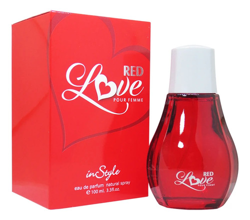 Perfume Red Love Pour Femme Instyle Eau De Parfum 100 Ml