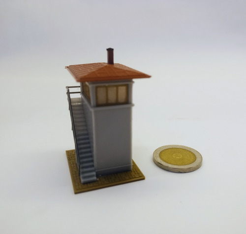 Cabina Señales Escala 1/160 Maquetas Miniatura Imp 3d