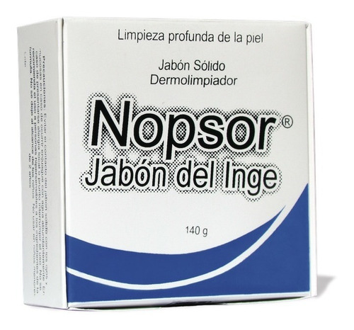 Shampoo Nopsor Muy Efectivo Jabón De Barra Psoriasis 2 Pzs