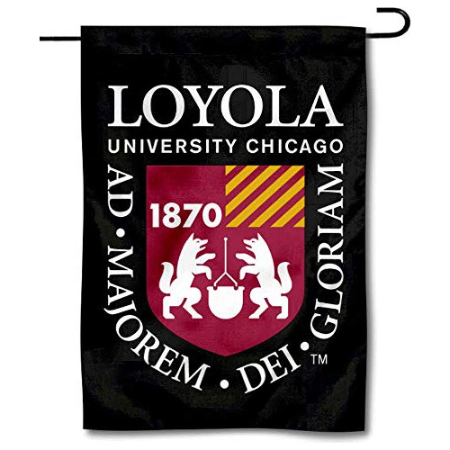 Bandera Del Jardín Del Logotipo Académico De Loyola C...