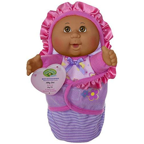 Cabbage Patch Kids Oficial, Recién Nacido, Muñeca Afroame.