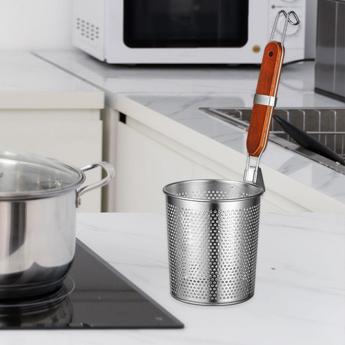 Cesta De Pasta De Malla De Papas Fritas Sifter Alimento S