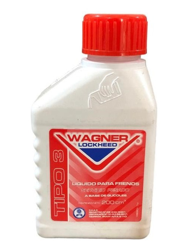 Liquido Para Frenos Tipo 3 Wagner Lockheed  200 Ml