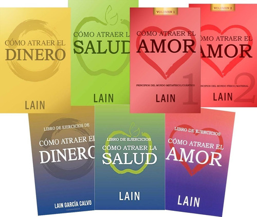 Lain Dinero + Salud + Amor 1 Y 2 + Libros De Ejercicios