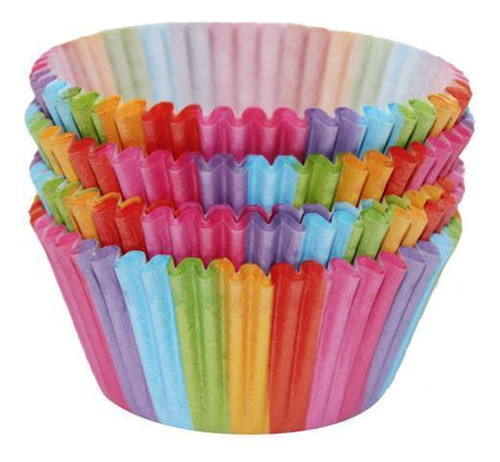 6x 100 Tazas Para Hornear Magdalenas, Forros Para Muffins