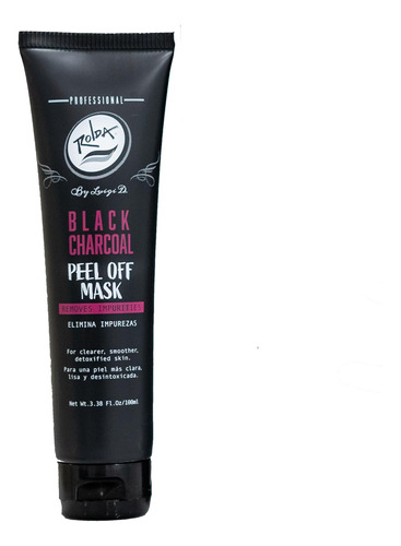 Rolda Mascarilla Peeloff De Carbon Negro Para Hombres, 3.38