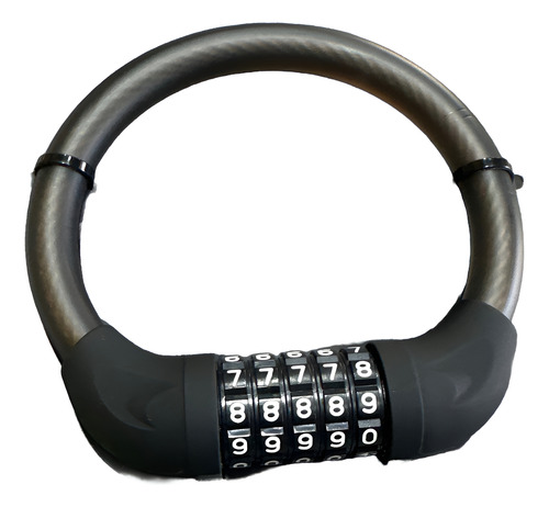 Corrente Cadeado Rockbros Rks502 Com Senha 30cm Preto